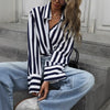 Women's Striped Loose Shirt