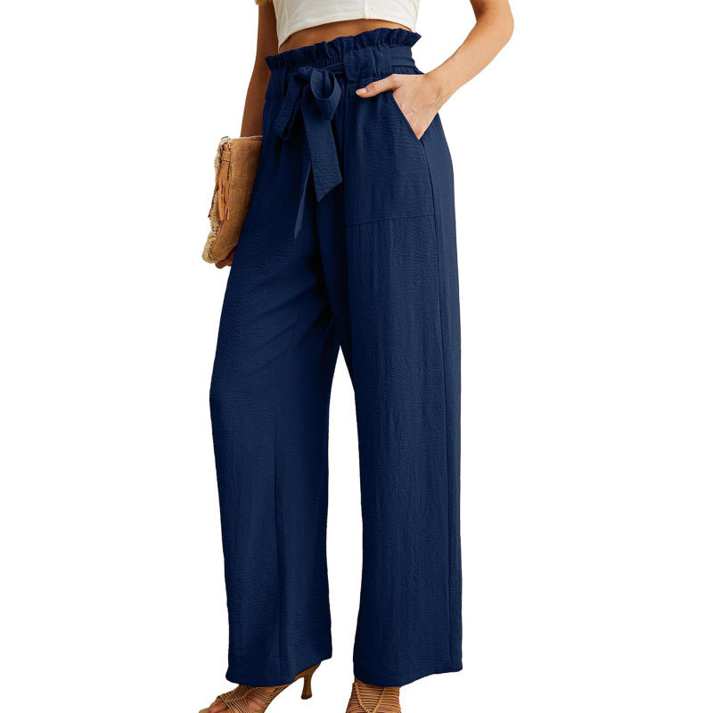 Adjustable Lace-up Tie Loose-fit Figure-flattering