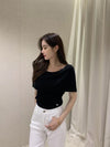 Elegant All Matching Short Sleeved Knitted Cardigan For Women