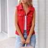 Denim Vest Jacket For Spring And Summer