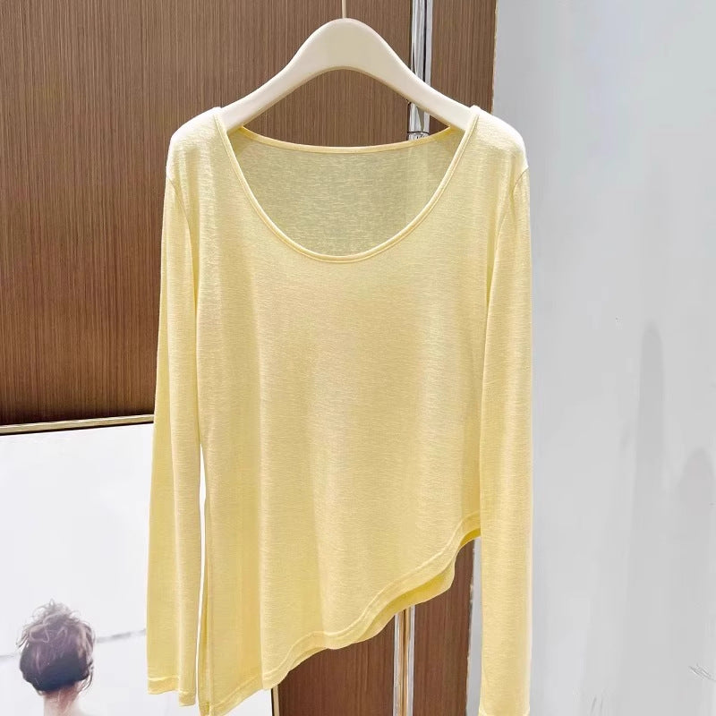 Spring Slimming Asymmetric Slit Designer Sun-Protective Jacket