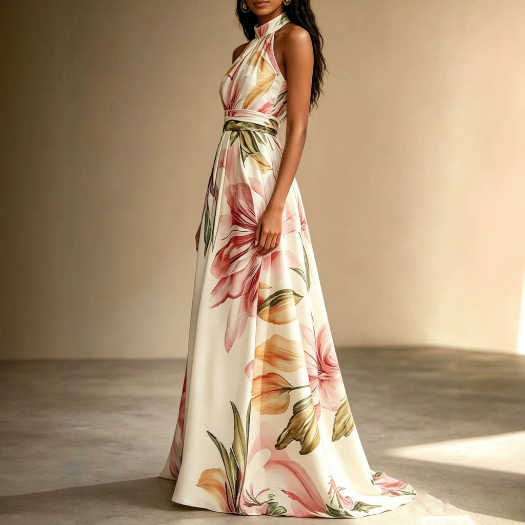 Faux-wind Elegant Slimming Maxi Dress For Women
