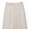 Fashionable, Versatile Structured Wide-leg Pants