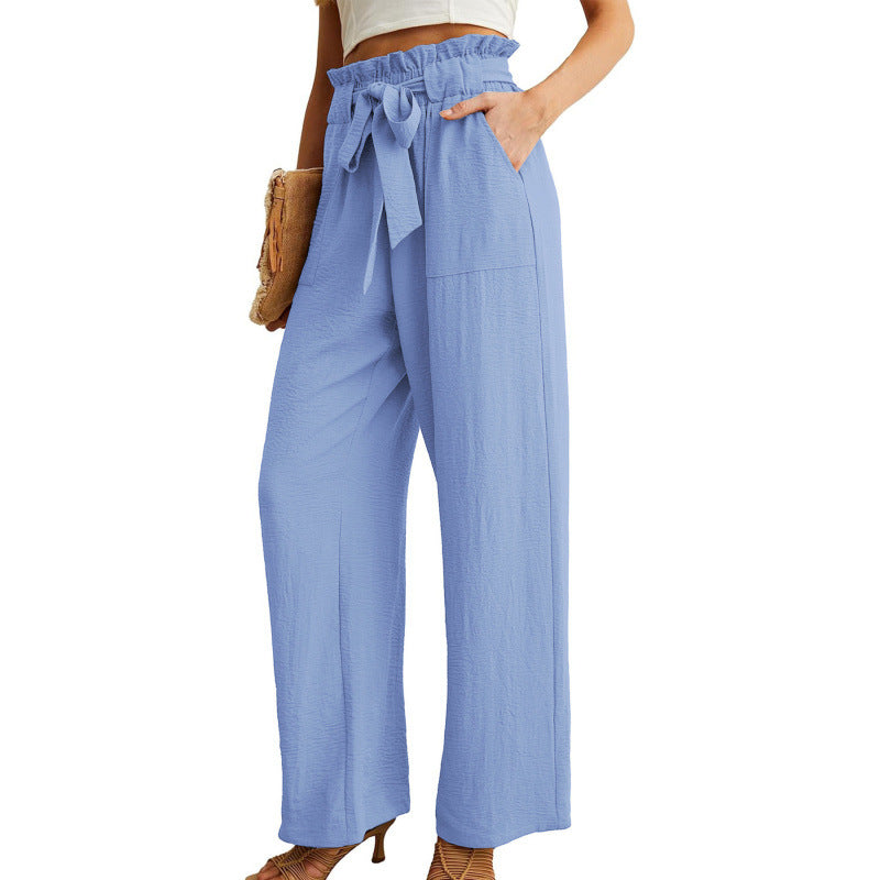 Adjustable Lace-up Tie Loose-fit Figure-flattering