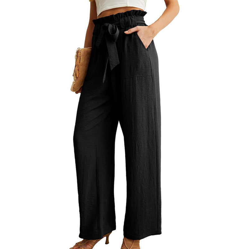 Adjustable Lace-up Tie Loose-fit Figure-flattering