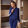 Velvet Long-Sleeve Womens Casual Sports Suit
