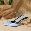 Shallow-toe Pointed-toe Slimming Womens Sandals