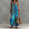 New Style Casual Printed Plaid Jumpsuit Womens Clothing