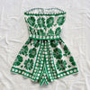 Tube-top One-piece Shorts For Women