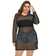 Women's Bikini Cover-Up Mesh Dress