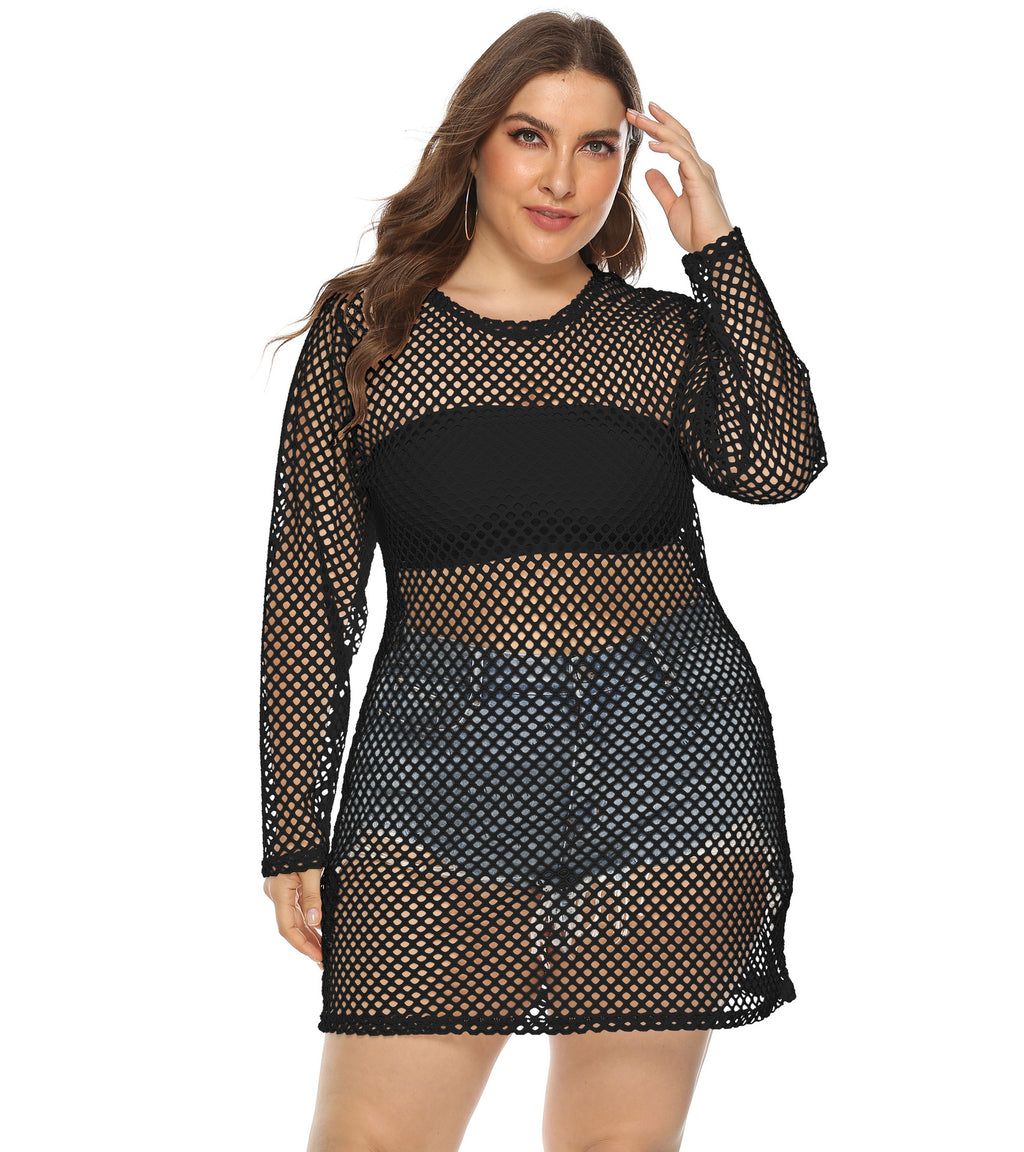 Women's Bikini Cover-Up Mesh Dress