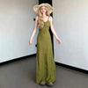 Sexy Beach-Style Strap Dress With Built-in Padded Bra
