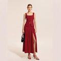 Large A-line Hem Slit Skirt Suitable For Both Work And Casual Wear