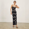 Striped Knitted Sexy Bodycon Dress Women