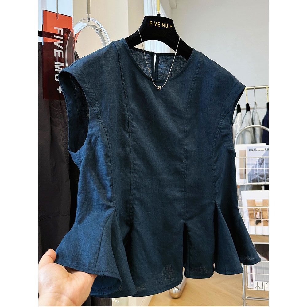 Loose-fitting Casual Shirt Vest Top For Women