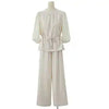 Spring Summer Top And Cropped Pants Age-reducing Two-piece Set
