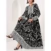 Elegant Loose-fitting Black Robe For Women