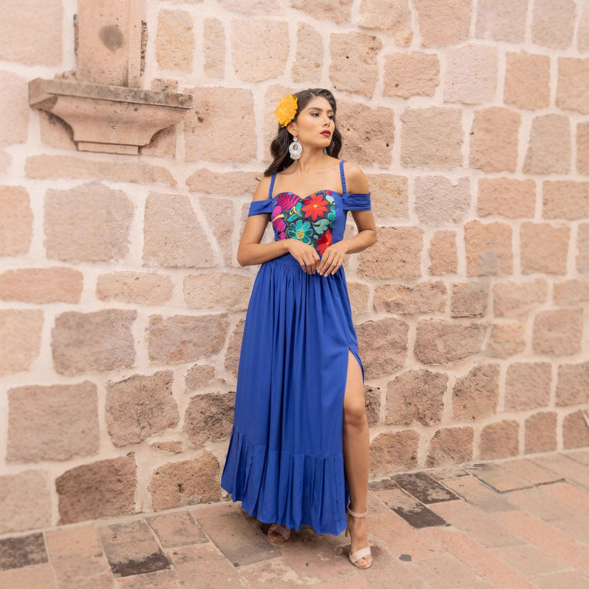Bohemian Retro Style Sexy Slim-fit Dress For Women