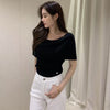 Elegant All Matching Short Sleeved Knitted Cardigan For Women