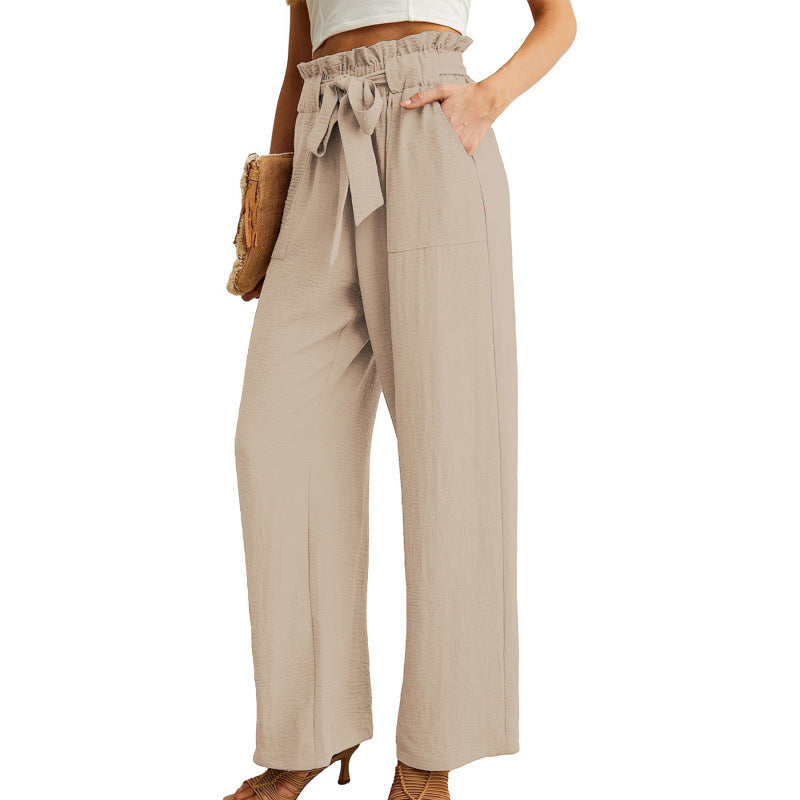 Adjustable Lace-up Tie Loose-fit Figure-flattering